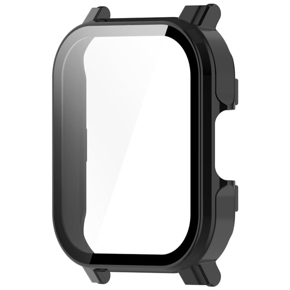 For Xiaomi Haylou Watch 2 LS02 PC + Tempered Film Integrated Watch Protective Case(Black)