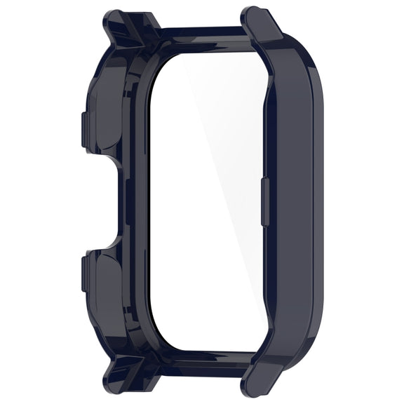 For Xiaomi Haylou Watch 2 LS02 PC + Tempered Film Integrated Watch Protective Case(Ink Blue)