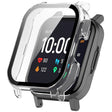 For Xiaomi Haylou Watch 2 LS02 PC + Tempered Film Integrated Watch Protective Case(Transparent White) - Watch Cases by PMC TechLife | Online Shopping South Africa | PMC TechLife
