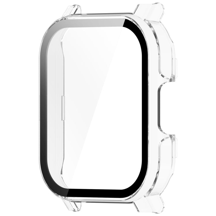 For Xiaomi Haylou Watch 2 LS02 PC + Tempered Film Integrated Watch Protective Case(Transparent White)