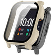 For Xiaomi Haylou Watch 2 LS02 PC + Tempered Film Integrated Watch Protective Case(Ivory White) - Watch Cases by PMC TechLife | Online Shopping South Africa | PMC TechLife