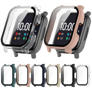 For Xiaomi Haylou Watch 2 LS02 PC + Tempered Film Integrated Watch Protective Case(Ivory White)