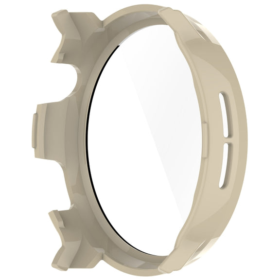 For Xiaomi Mibro Watch Lite 2 PC + Tempered Film Integrated Watch Protective Case(Ivory White)