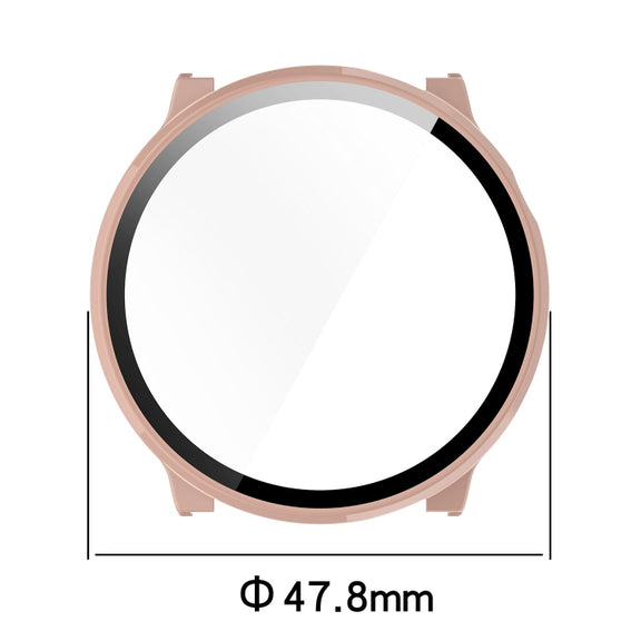 For Xiaomi Mibro Watch Lite 2 PC + Tempered Film Integrated Watch Protective Case(Black)