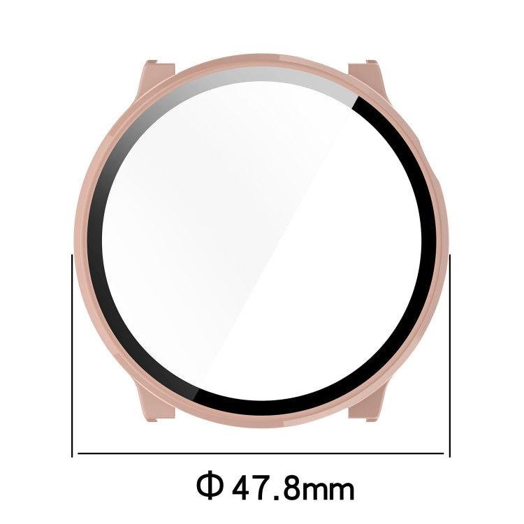 For Xiaomi Mibro Watch Lite 2 PC + Tempered Film Integrated Watch Protective Case(Black)