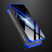 For Nothing Phone 2a GKK Three Stage Splicing Full Coverage PC Phone Case(Black Blue)