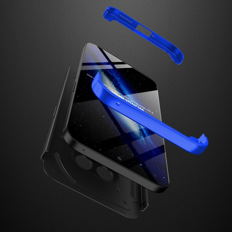 For Nothing Phone 2a GKK Three Stage Splicing Full Coverage PC Phone Case(Black Blue)