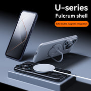 For Huawei Pura 70 Pro / 70 Pro+ Frosted MagSafe Magnetic Ring Holder PC Phone Case(Grey)