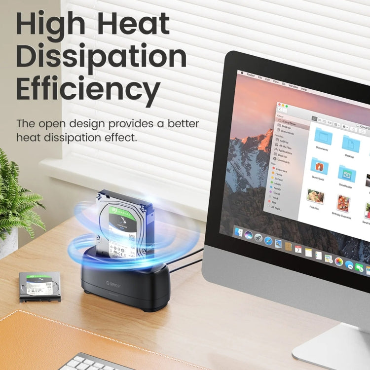 ORICO DD18C3 Single Bay 2.5 & 3.5 inch SATA Drive Docking Station, Plug Type:AU Plug