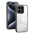 For Honor X8b 2.5mm Anti-slip Clear Acrylic Hybrid TPU Phone Case(Black) - Honor Cases by PMC TechLife | Online Shopping South Africa | PMC TechLife | Buy Now Pay Later Mobicred