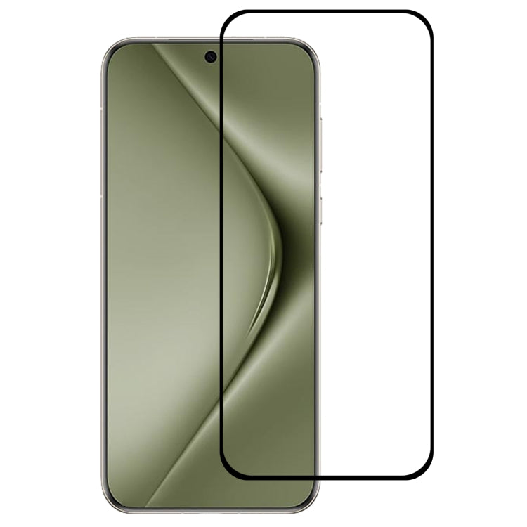 For Huawei Pura 70 Pro / 70 Pro+ Edge Glue 9H HD 3D Curved Edge Tempered Glass Film(Black)