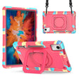 For Lenovo Tab M11/ Xiaoxin Pad 11 2024 Handle Robot Silicone Hybrid PC Tablet Case(Camouflage Rose Red) - Lenovo by PMC Jewellery | Online Shopping South Africa | PMC Jewellery | Buy Now Pay Later Mobicred
