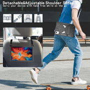 For Lenovo Tab M11/ Xiaoxin Pad 11 2024 Fold-Holder Spider Silicone Hybrid PC Tablet Case(Black)