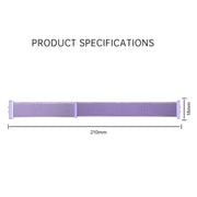 For Honor Band 9 Woven Nylon Loop Watch Band(Pinkish)
