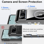 For Google Pixel 9 / 9 Pro Transparent Frosted MagSafe Phone Case
