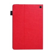 For Amazon Kindle Fire HD10 2021/2023 Extraordinary Series Smart Leather Tablet Case(Red)