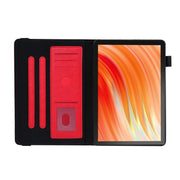 For Amazon Kindle Fire HD10 2021/2023 Extraordinary Series Smart Leather Tablet Case(Red)