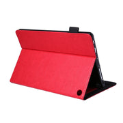 For Amazon Kindle Fire HD10 2021/2023 Extraordinary Series Smart Leather Tablet Case(Red)