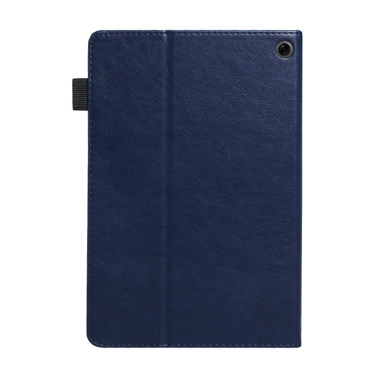 For Amazon Kindle Fire HD10 2021/2023 Extraordinary Series Smart Leather Tablet Case(Royal Blue)