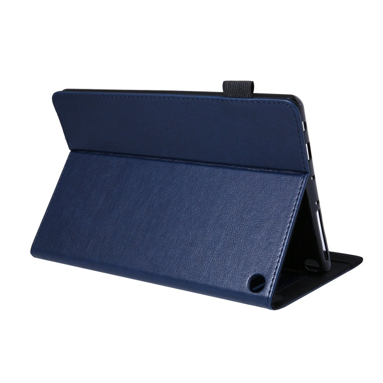 For Amazon Kindle Fire HD10 2021/2023 Extraordinary Series Smart Leather Tablet Case(Royal Blue)