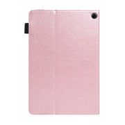 For Amazon Kindle Fire HD10 2021/2023 Extraordinary Series Smart Leather Tablet Case(Rose Gold)