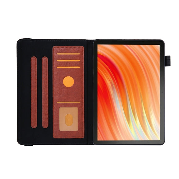 For Amazon Kindle Fire HD10 2021/2023 Extraordinary Series Smart Leather Tablet Case(Brown)