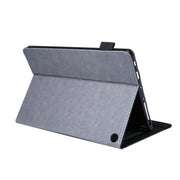 For Amazon Kindle Fire HD10 2021/2023 Extraordinary Series Smart Leather Tablet Case(Grey)