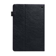 For Amazon Kindle Fire HD10 2021/2023 Extraordinary Series Smart Leather Tablet Case(Black)