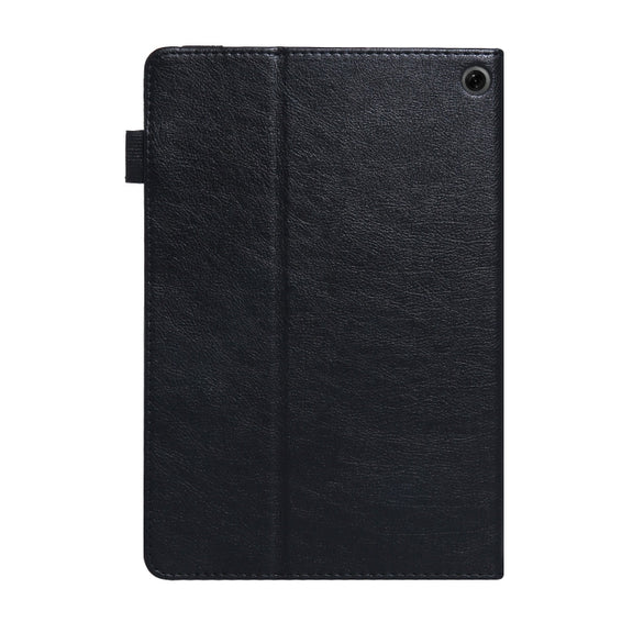 For Amazon Kindle Fire HD10 2021/2023 Extraordinary Series Smart Leather Tablet Case(Black)