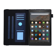 For Amazon Kindle Fire HD10 2017/2019 Extraordinary Series Smart Leather Tablet Case(Royal Blue)
