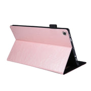 For Amazon Kindle Fire HD10 2017/2019 Extraordinary Series Smart Leather Tablet Case(Rose Gold)