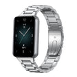 For Honor Band 9 Three Strains Metal Watch Band(Silver) - Watch Bands by PMC TechLife | Online Shopping South Africa | PMC TechLife