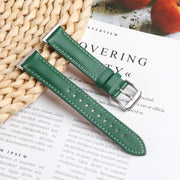 For Honor Band 9 Genuine Leather Watch Band(Green)