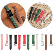 For Honor Band 9 Genuine Leather Watch Band(Creamy White)