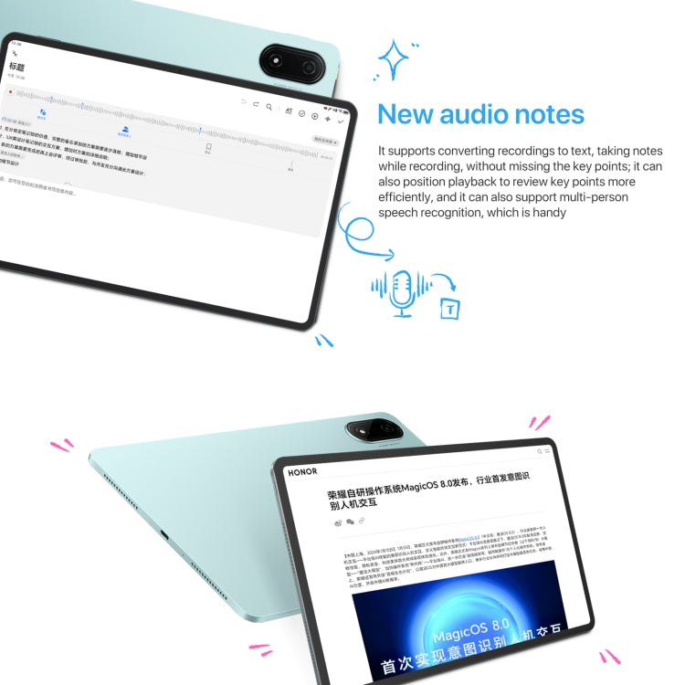 Honor Pad 9 Pro 12.1 inch WiFi, 8GB+256GB, MagicOS 8.0 Dimensity 8100 Octa Core, Not Support Google Play(Grey)