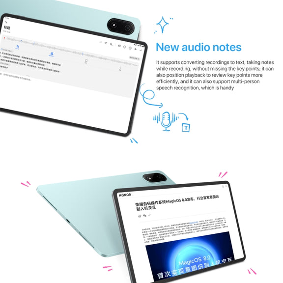 Honor Pad 9 Pro 12.1 inch WiFi, 12GB+256GB, MagicOS 8.0 Dimensity 8100 Octa Core, Not Support Google Play(Grey)