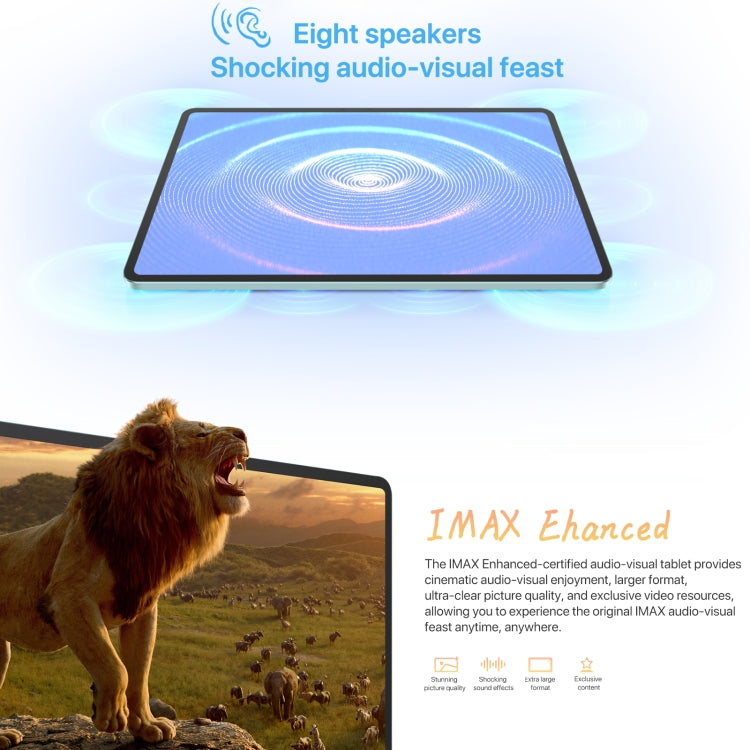 Honor Pad 9 Pro 12.1 inch WiFi, 12GB+256GB, MagicOS 8.0 Dimensity 8100 Octa Core, Not Support Google Play(Grey)