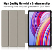 For Xiaomi Redmi Pad Pro 12.1 Custer Painted 3-Fold Stand Leather Smart Tablet Case(Graffiti)