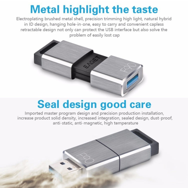 EAGET F90 32G USB 3.0 Interface Metal Flash U Disk