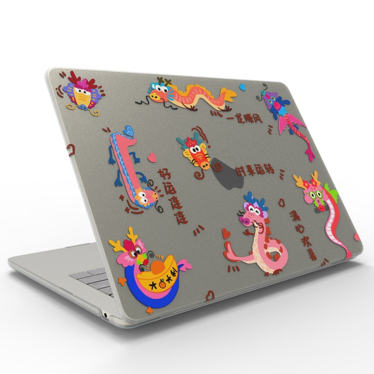 For MacBook Pro 13.3 A1278 UV Printed Pattern Laptop Frosted Protective Case(DDC-1683)