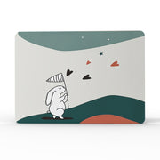 For MacBook Pro 16 A2141 UV Printed Pattern Laptop Frosted Protective Case(DDC-114)