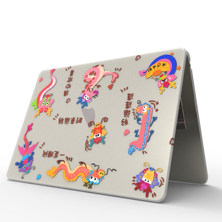 For MacBook Pro 16 A2141 UV Printed Pattern Laptop Frosted Protective Case(DDC-1683)