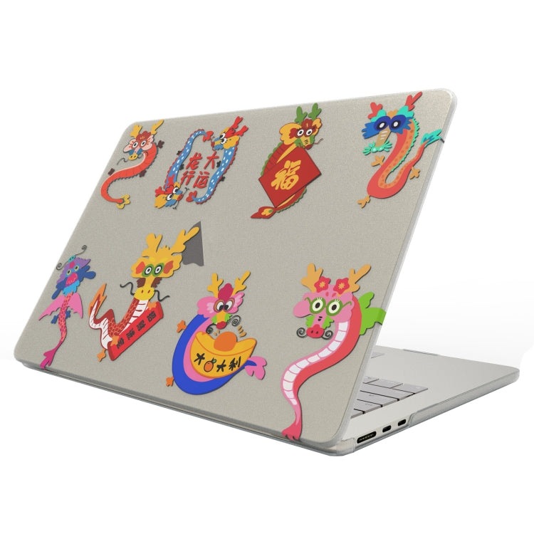For MacBook Pro 15.4 A1286 UV Printed Pattern Laptop Frosted Protective Case(DDC-1677)