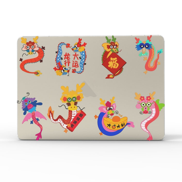 For MacBook Pro 15.4 A1707 / A1990 UV Printed Pattern Laptop Frosted Protective Case(DDC-1677)