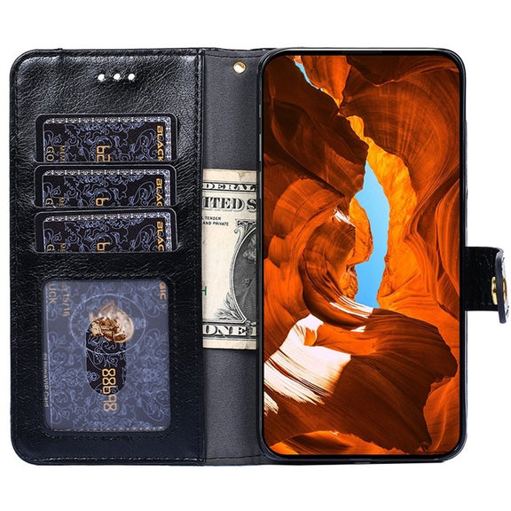 For Motorola Edge 5G 2024 Zipper Bag Leather Phone Case(Black)