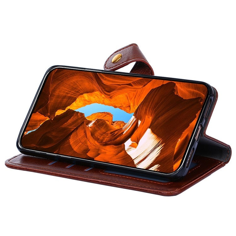 For Motorola Edge 5G 2024 Zipper Bag Leather Phone Case(Brown)