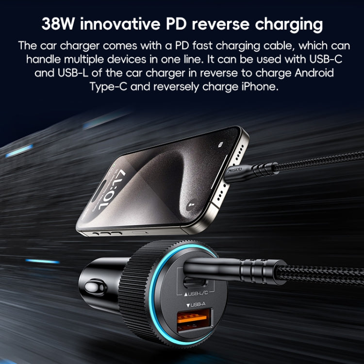 Yesido Y60 38W Car Fast Charging Charger(Black)