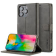 LC.IMEEKE Calf Texture Horizontal Flip Leather Case For iPhone 16 Pro Max(Grey) - iPhone 16 Pro Max Cases by LC.IMEEKE | Online Shopping South Africa | PMC TechLife | Buy Now Pay Later Mobicred