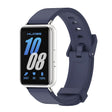 For Samsung Galaxy Fit 3 Mijobs Silicone Watch Band(Midnight Blue+Silver) - free shipping - PMc TechLife - Order now!