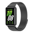 For Samsung Galaxy Fit 3 Mijobs Milan Magnetic Metal Watch Band(Black) - Watch Bands by MIJOBS | Online Shopping South Africa | PMc TechLife | Buy Now Pay Later Mobicred
